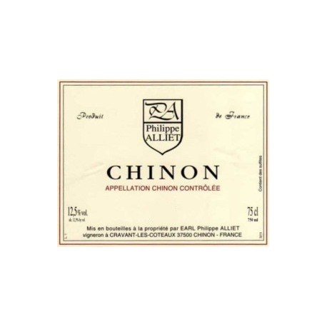 Domaine Philippe Alliet Chinon "Tradition" 2023 etiquette