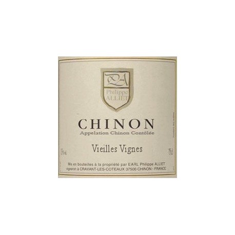 Domaine Philippe Alliet Chinon Vieilles Vignes 2022 etiquette