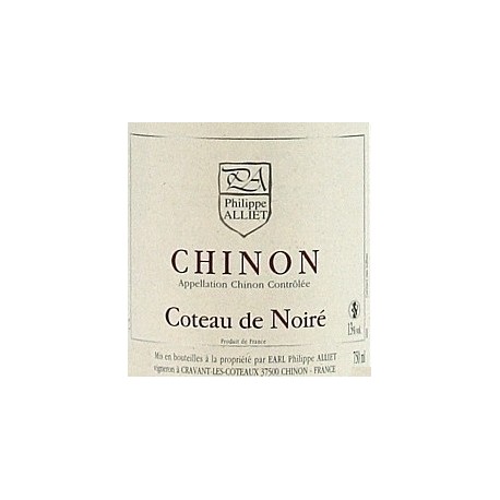 Domaine Philippe Alliet Chinon "Coteau de Noiré" rouge 2022 etiquette