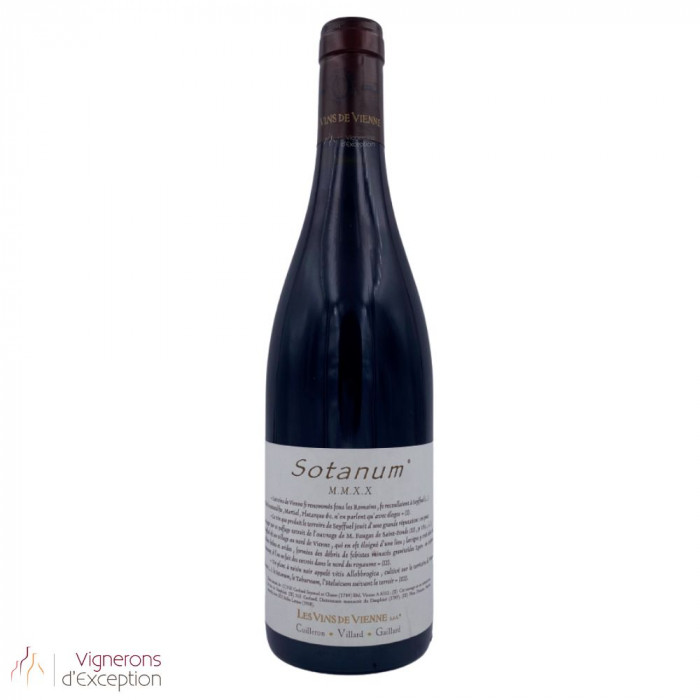 Les Vins de Vienne Sotanum rouge 2022 bouteille Les Vins de Vienne Sotanum rouge 2022 bouteille