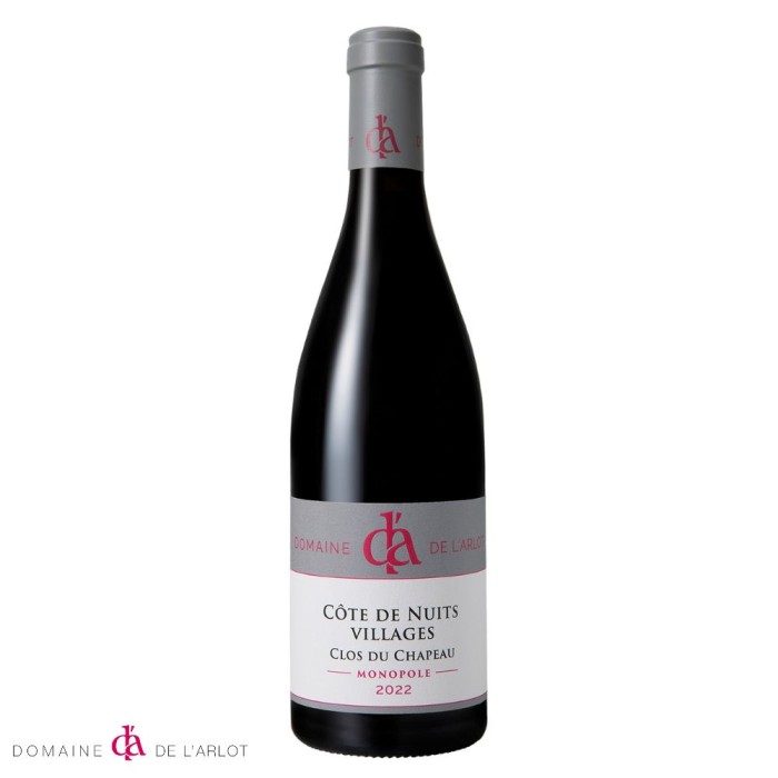 Domaine de l'Arlot Côte de Nuits Villages "Clos du Chapeau" rouge 2022 Domaine de l'Arlot Côte de Nuits Villages "Clos du Chapeau" rouge 2022