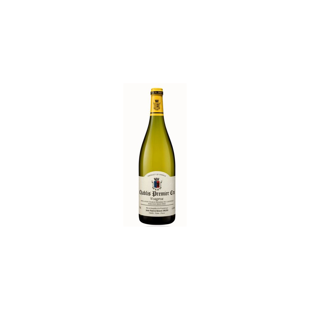 Domaine J-P et B Droin Chablis 1er Cru "Vosgros" blanc sec 2023 bouteille Domaine J-P et B Droin Chablis 1er Cru "Vosgros" blanc sec 2023 bouteille