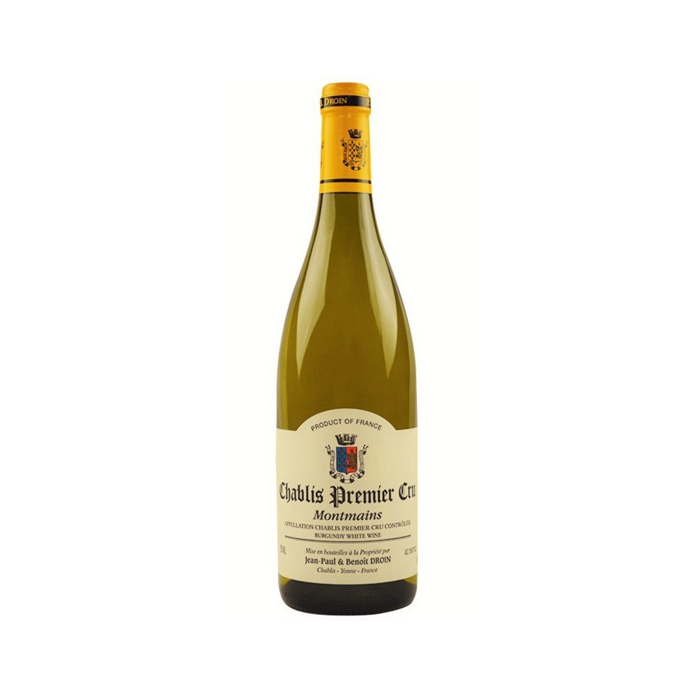Domaine J-P et Benoit Droin Chablis 1er Cru Montmains 2023 bouteille Domaine J-P et Benoit Droin Chablis 1er Cru Montmains 2023 bouteille