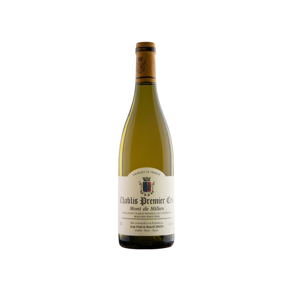 Domaine Droin Chablis 1er Cru Mont de Milieu 2022 bouteille Domaine Droin Chablis 1er Cru Mont de Milieu 2022 bouteille
