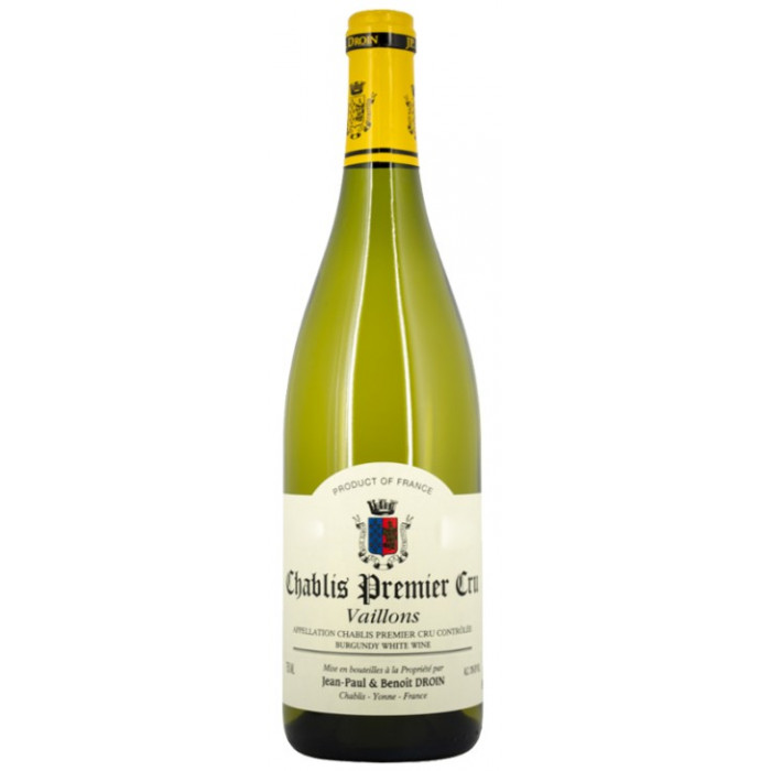 Domaine J-P et Benoit Droin Chablis 1er Cru Vaillons 2023 bouteille Domaine J-P et Benoit Droin Chablis 1er Cru Vaillons 2023 bouteille