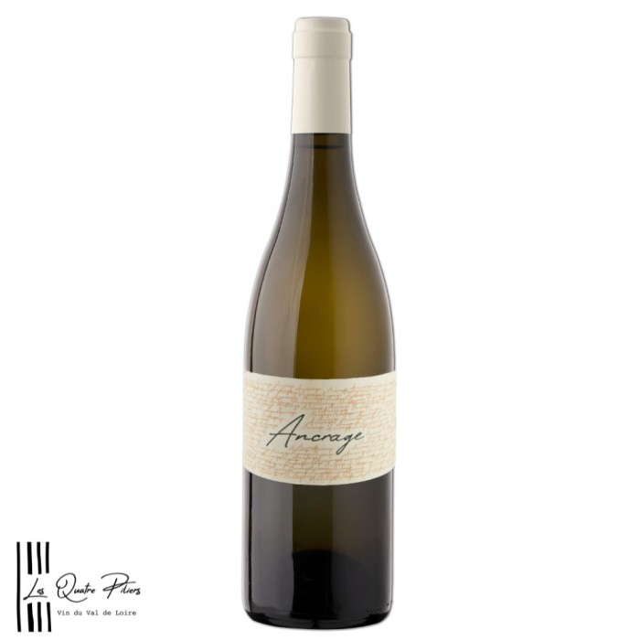 Les Quatre Piliers Touraine "Ancrage" blanc sec 2023 Les Quatre Piliers Touraine "Ancrage" blanc sec 2023