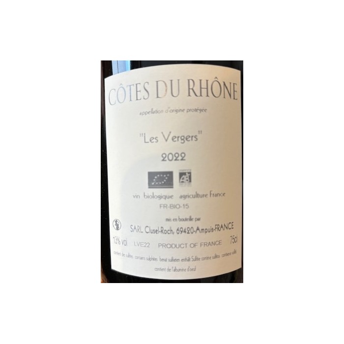 Domaine Clusel-Roch Côtes du Rhône "Les Vergers" red 2022