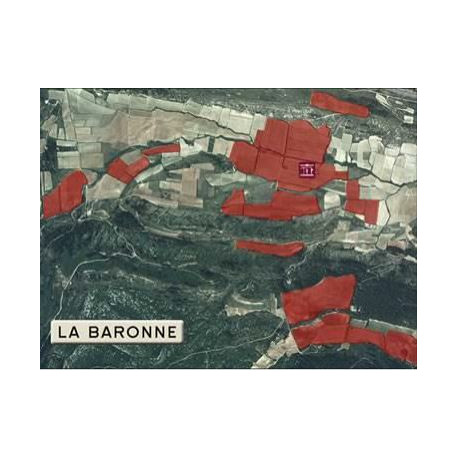 Château La Baronne Les Lanes rouge 2021 parcelle