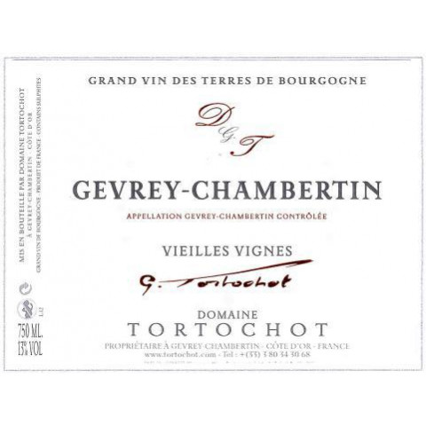 Domaine Tortochot Morey Saint Denis rouge 2023 bouteille 2