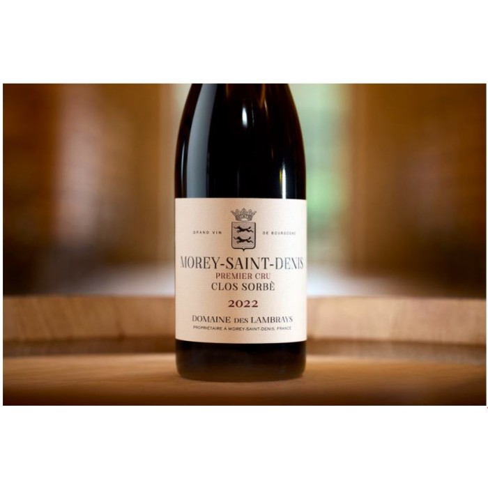 Domaine des Lambrays Morey Saint Denis 1er Cru "Clos Sorbé" rouge 2022 Domaine des Lambrays Morey Saint Denis 1er Cru "Clos Sorbé" rouge 2022