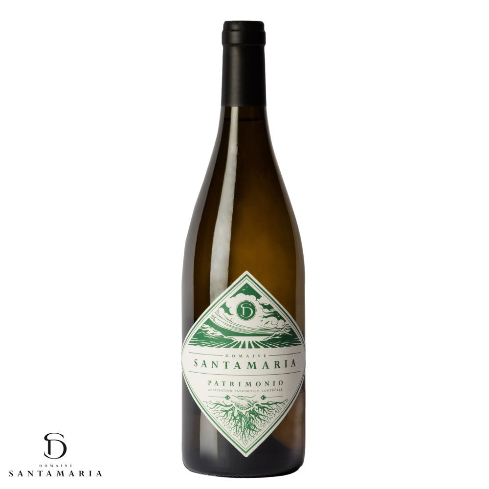 Domaine Santamaria Patrimonio blanc sec 2023 bouteille Domaine Santamaria Patrimonio blanc sec 2023 bouteille