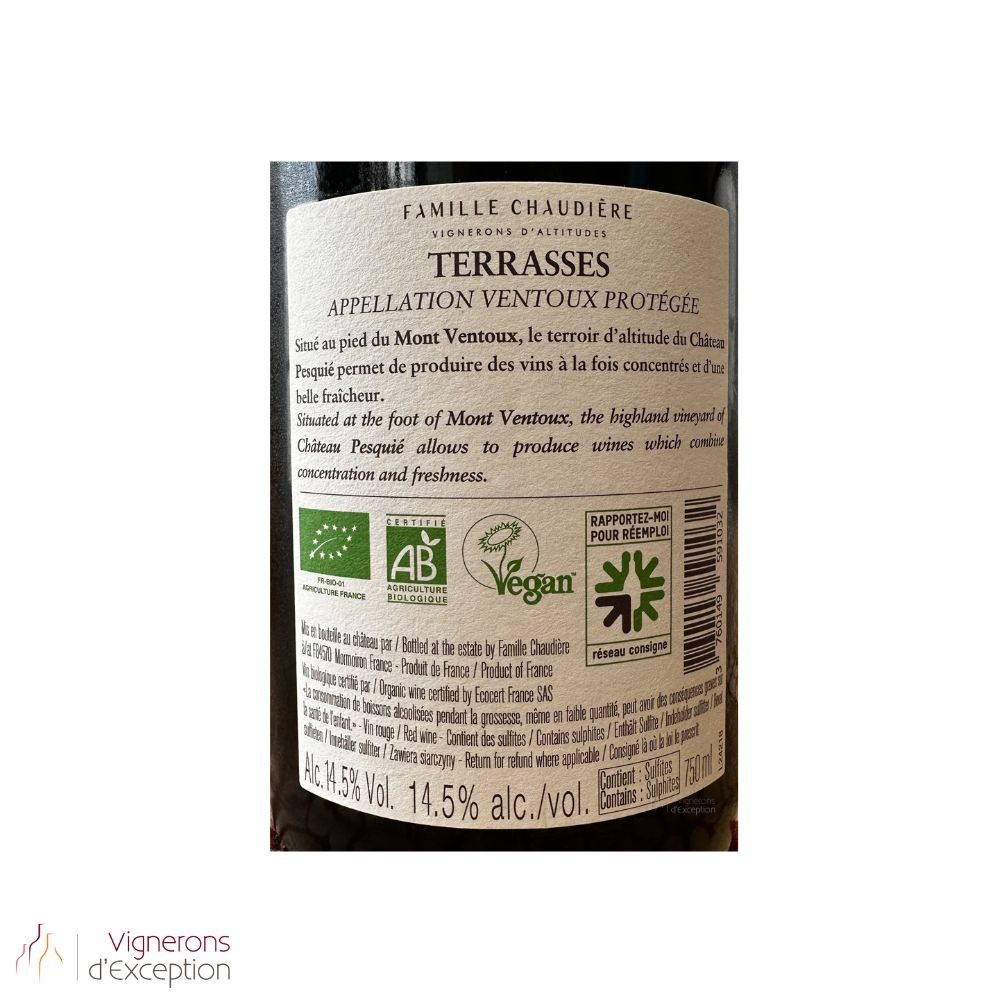 Château Pesquié Ventoux "Terrasses" rouge 2022