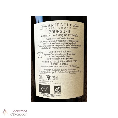 Clos des Quarterons Bourgueil "Le Grand Mont" rouge 2020 2