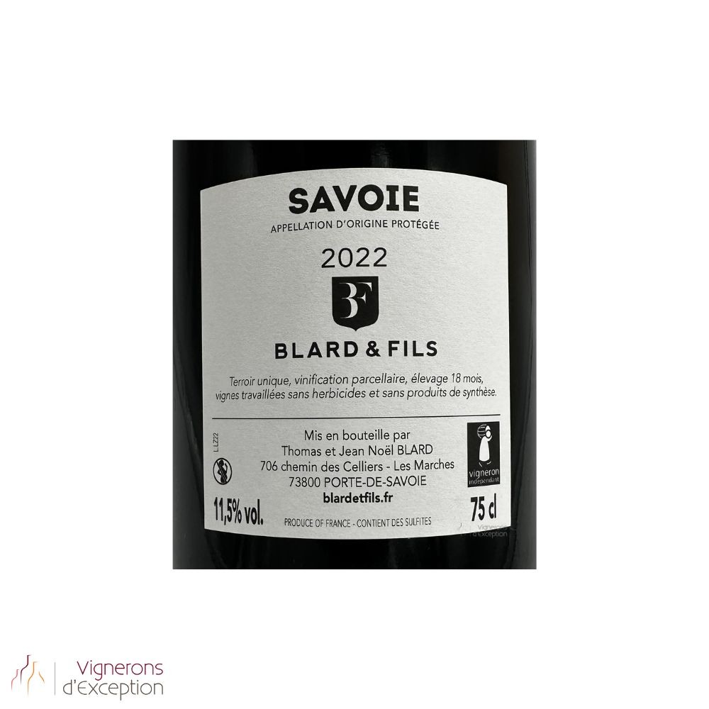 Domaine Blard Savoie "Lébraz" (jacquère) blanc sec 2022