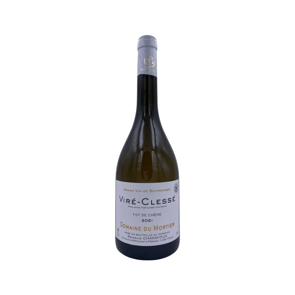 Domaine du Mortier Viré-Clessé "fût de chêne" 2023 blanc sec bouteille Domaine du Mortier Viré-Clessé "fût de chêne" 2023 blanc sec bouteille