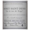 Domaine Bruno Clair Morey Saint Denis En la rue Vergy blanc 2013 etiquette