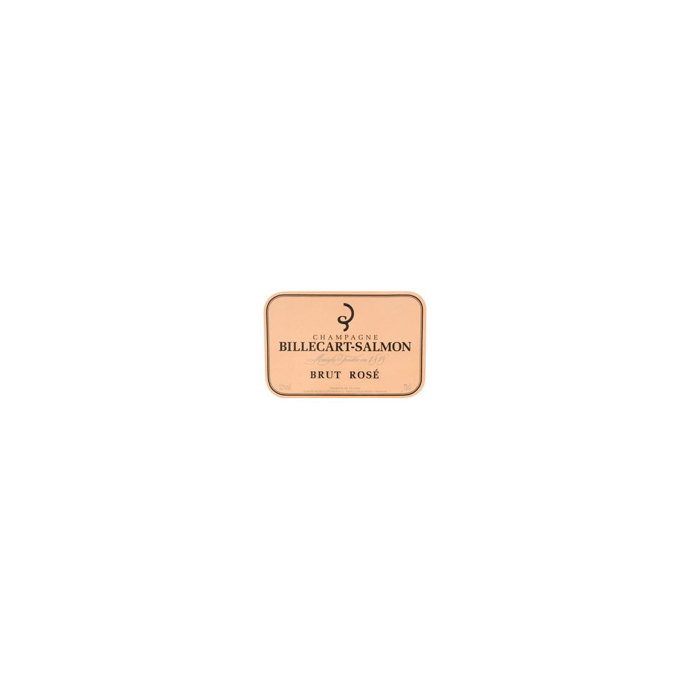 Champagne Billecart Salmon rose (étiquette)