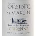 Domaine de l'Oratoire Saint-Martin "Réserve des Seigneurs" rouge 2014