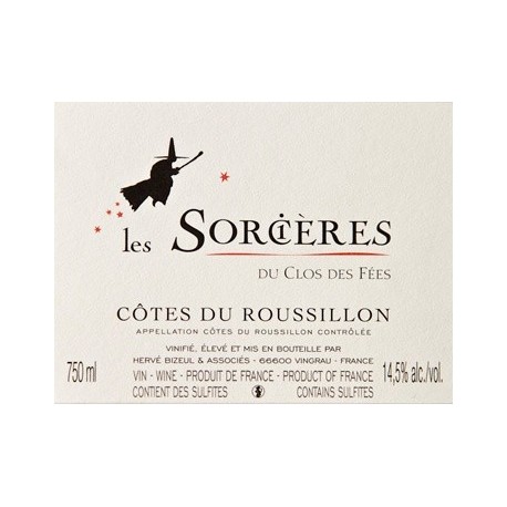 Le Clos des Fees "Les Sorcieres" red 2015 Le Clos des Fees "Les Sorcieres" red 2015