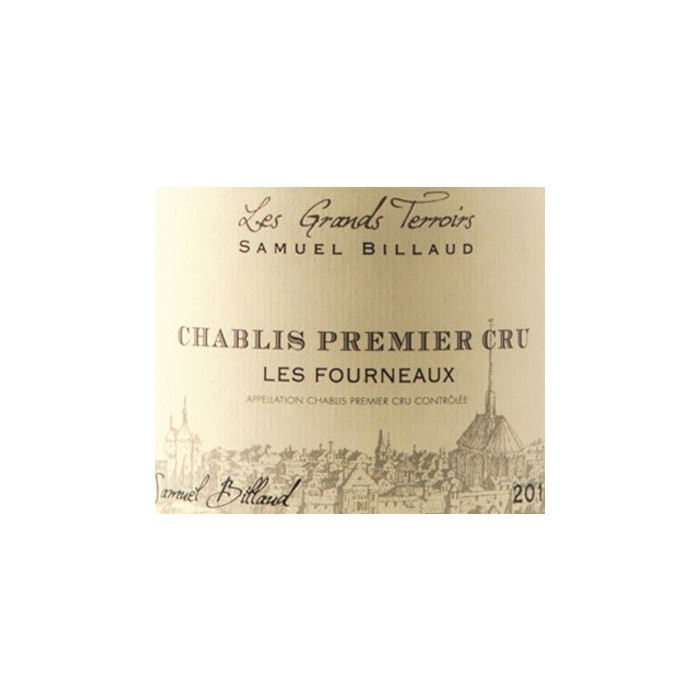 Domaine Samuel Billaud Chablis 1er cru les Fourneaux 2015 etiquette