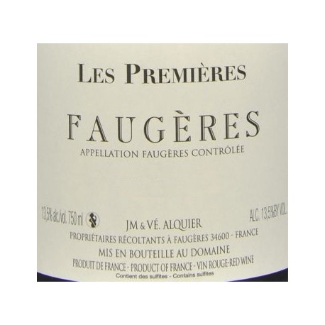 Domaine Jean-Michel Alquier Faugères Les Premières 2014