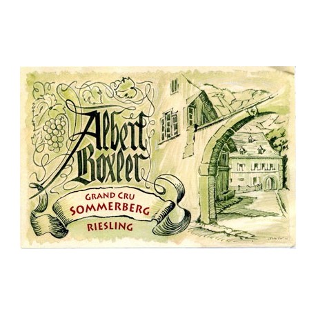 Domaine Albert Boxler Riesling Grand Cru Sommerberg "E" 2015 Domaine Albert Boxler Riesling Grand Cru Sommerberg "E" 2015