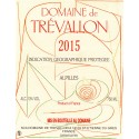 Domaine de Trévallon blanc 2015 etiquette Domaine de Trévallon blanc 2015 etiquette