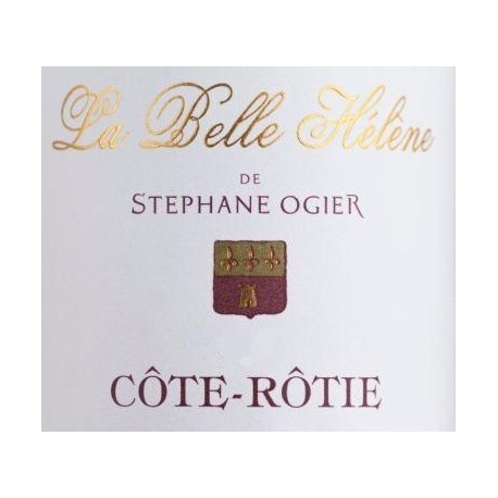 Cote Rotie Stephane Ogier La Belle Helene 2013 etiquette Cote Rotie Stephane Ogier La Belle Helene 2013 etiquette