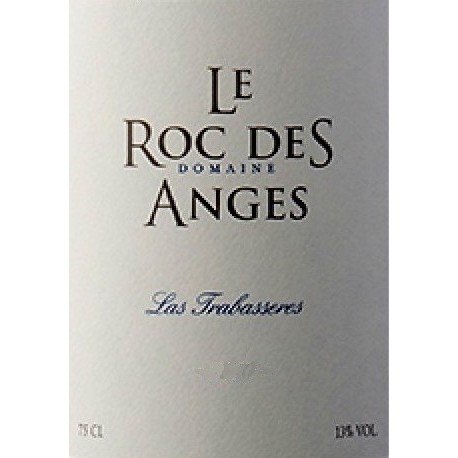 Le Roc des Anges "Las Trabasseres" rouge 2015 etiquette Le Roc des Anges "Las Trabasseres" rouge 2015 etiquette