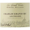 Domaine Samuel Billaud Chablis Grand Cru "Les Preuses" blanc sec 2015 etiquette
