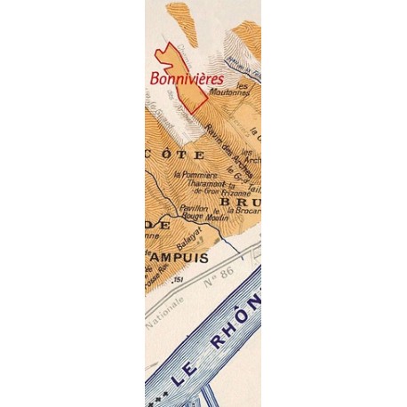 Domaine Yves Cuilleron Cote Rotie Lieu dit Bonnivieres 2015 carte