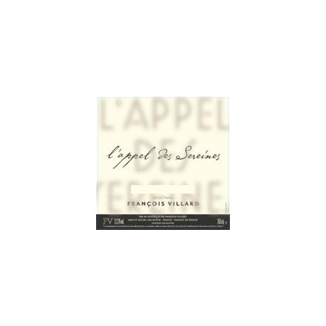 Domaine Francois Villard L'Appel des sereines syrah rouge 2016 etiquette