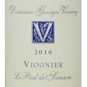 George Vernay viognier le pied de samson 2016 etiquette George Vernay viognier le pied de samson 2016 etiquette