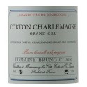 Domaine Bruno Clair Corton Charlemagne Grand Cru blanc 2015 etiquette Domaine Bruno Clair Corton Charlemagne Grand Cru blanc 2015 etiquette