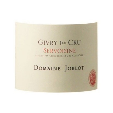 Domaine Joblot Givry 1er Cru "Servoisine" rouge 2016 etiquette