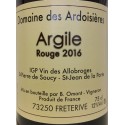 Domaine des Ardoisieres "Argile" rouge 2016 bouteille Domaine des Ardoisieres "Argile" rouge 2016 bouteille