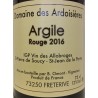 Domaine des Ardoisieres "Argile" rouge 2016 bouteille