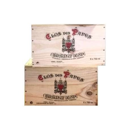 Châteauneuf-du-Pape Clos des Papes rouge 2011 caisse boisbouteille