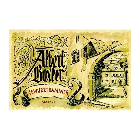 Domaine Albert Boxler Gewürztraminer "Reserve" medium dry white 2014 Domaine Albert Boxler Gewürztraminer "Reserve" medium dry white 2014