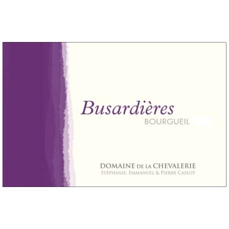 Domaine de La Chevalerie Bourgueil Busardieres rouge 2014 etiquette Domaine de La Chevalerie Bourgueil Busardieres rouge 2014 etiquette