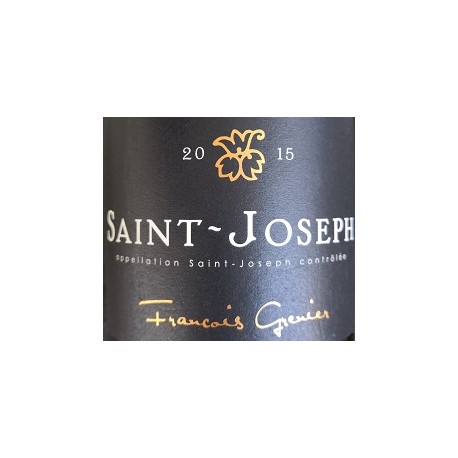 Domaine Francois Grenier Saint Joseph "Signature" rouge 2015 etiquette