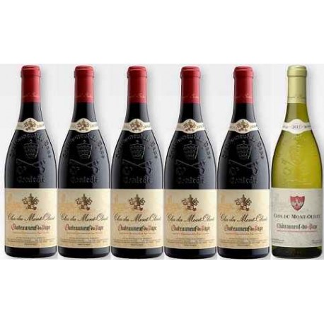 Verticale de Clos du Mont-Olivet Châteauneuf-du-Pape 2007-2017 Verticale de Clos du Mont-Olivet Châteauneuf-du-Pape 2007-2017