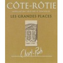 Domaine Clusel-Roch Côte-Rôtie "Les Grandes Places" rouge 2016 etiquette Domaine Clusel-Roch Côte-Rôtie "Les Grandes Places" rouge 2016 etiquette