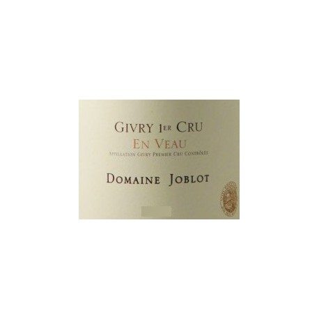 Domaine Joblot Givry 1er Cru "En Veau" blanc sec 2017 etiquette