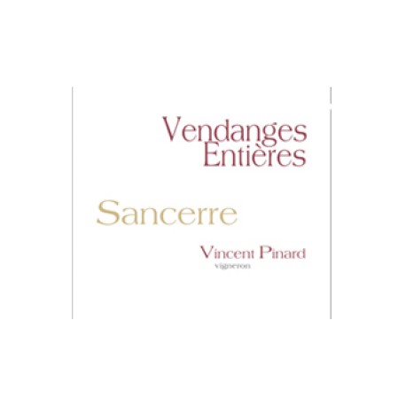 Vincent Pinard Sancerre Vendanges Entières 2016 bouteille