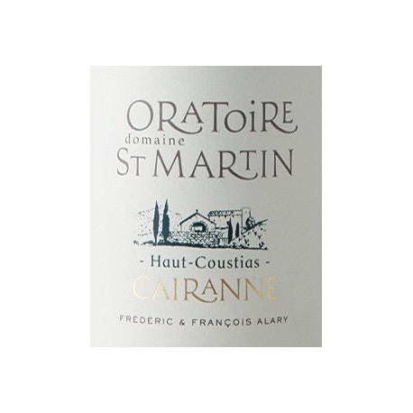 Domaine de l'Oratoire Saint-Martin "Haut-Coustias" blanc 2016 magnum