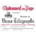 Domaine du Vieux Telegraphe Chateauneuf-du-Pape rouge 2016 JEROBOAM etiquette