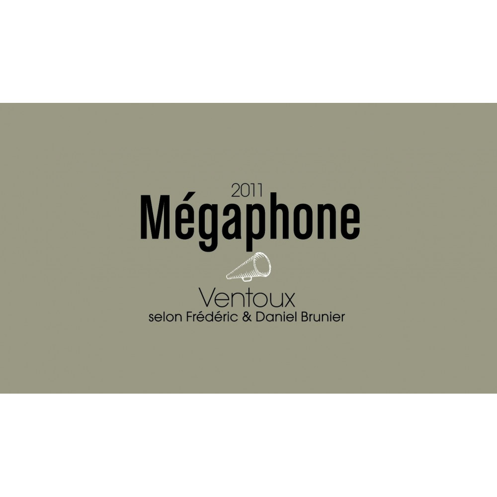 Vignobles Brunier Ventoux "Mégaphone" rouge 2012 (75 cl) Vignobles Brunier Ventoux "Mégaphone" rouge 2012 (75 cl)