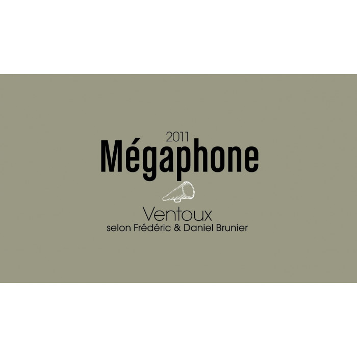 Vignobles Brunier Ventoux "Mégaphone" rouge 2012 (75 cl) Vignobles Brunier Ventoux "Mégaphone" rouge 2012 (75 cl)