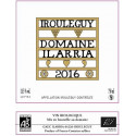 Domaine Ilarria Irouleguy blanc sec 2016 etiquette Domaine Ilarria Irouleguy blanc sec 2016 etiquette